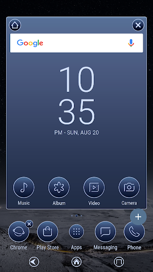 The night sky Theme Screenshot 3