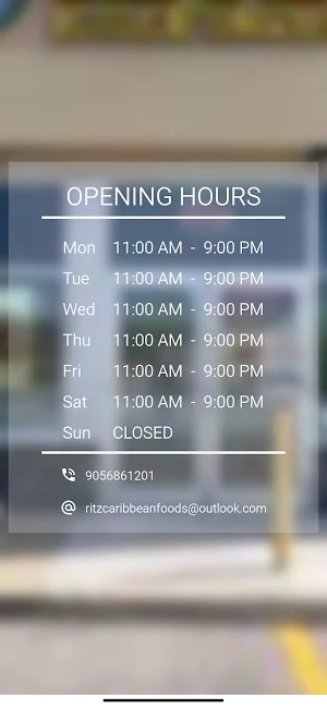 Ritz Caribbean Foods Screenshot 3