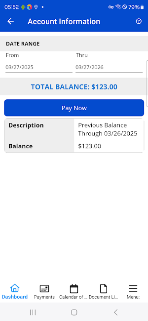 Park Lake Property Management Screenshot 2