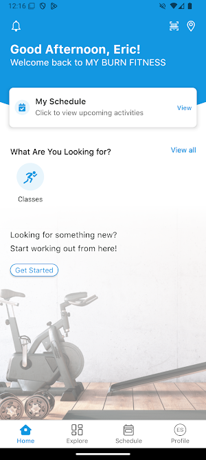 MY BURN FITNESS Screenshot 1