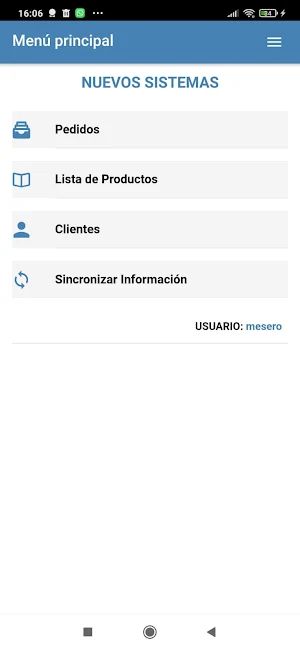 Restopedia mesero Screenshot 1