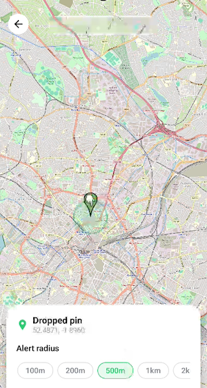 RouteWake: Destination Alarm Screenshot 1