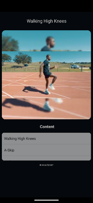 ABC Running Drills Screenshot 1