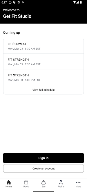 Get Fit Studio Screenshot 1