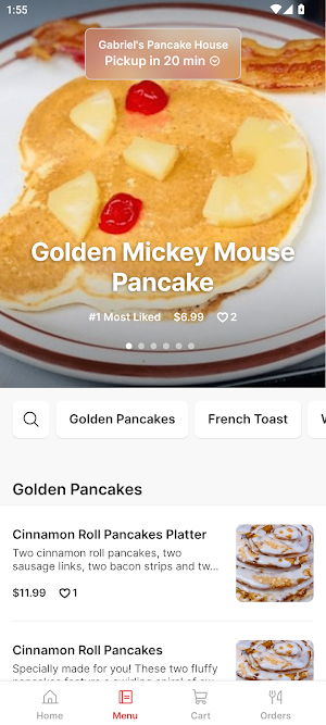 Gabriel's Pancake House Screenshot 1