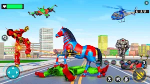 Horse Robot Car Transform Game Screenshot 2