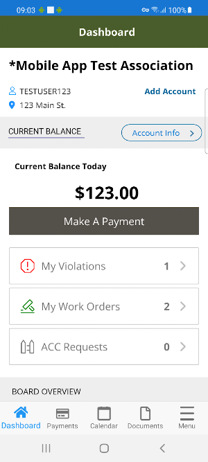 HCCA Connect Screenshot 1