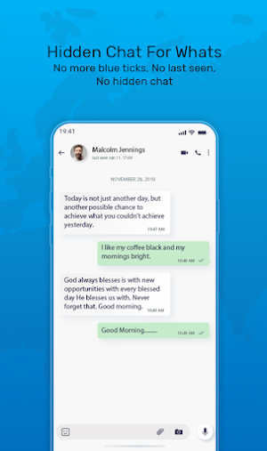 Hidden Chat, Unseen – No Last Seen for Whats Screenshot 1