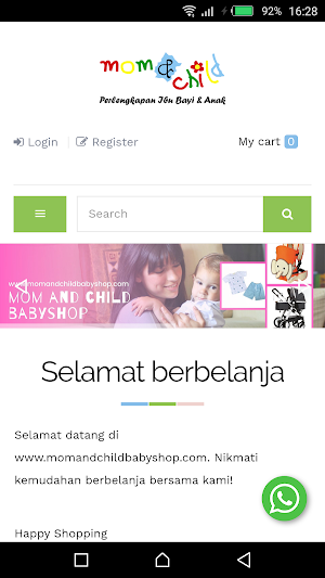 Mom and child baby shop Screenshot 0