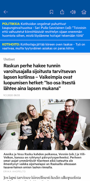 Valkeakosken Sanomat Screenshot 1