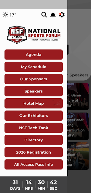 National Sports Forum Screenshot 1
