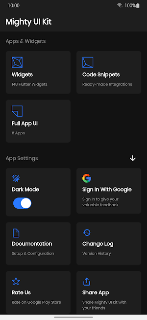 Mighty UI Kit - Flutter UI Kit Screenshot 0