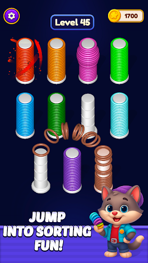 Slinky Sort 3D Screenshot 1