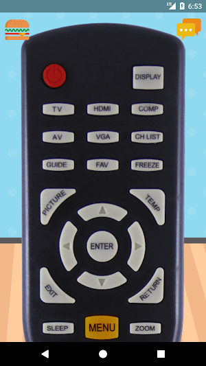 Remote Control For Apex TV Screenshot 0
