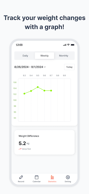 Weight Tracker Screenshot 3