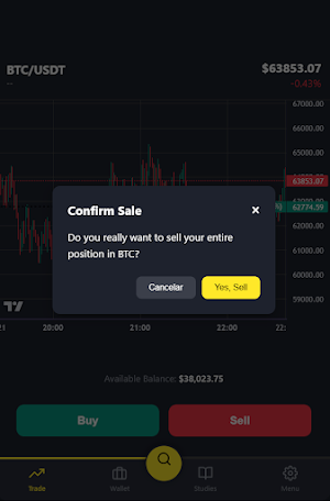 trading game crypto Screenshot 3