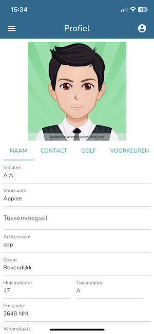 Golfvereniging Leeuwenbergh Screenshot 1