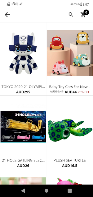 robotic toys and collectibles Screenshot 2