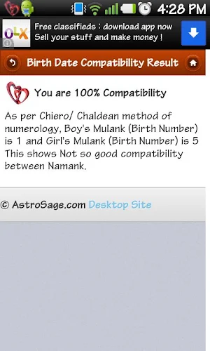 Love Match Compatibility Screenshot 2