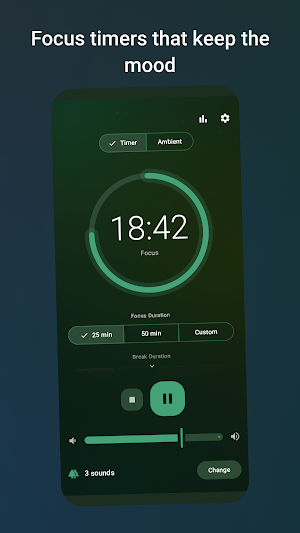 Ambio: Focus Timer & Sounds Screenshot 2