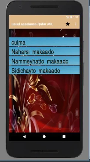usuul assalaasa Qafar afa Screenshot 1