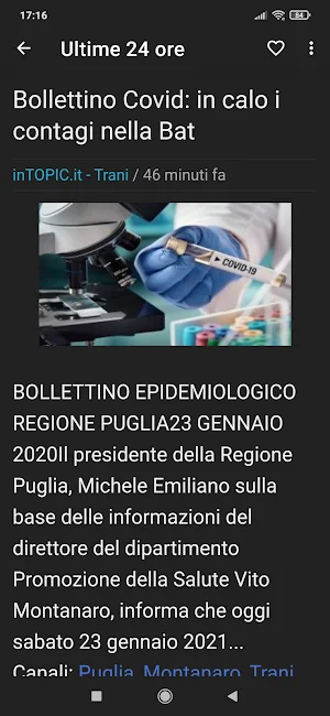 BAT notizie Screenshot 3