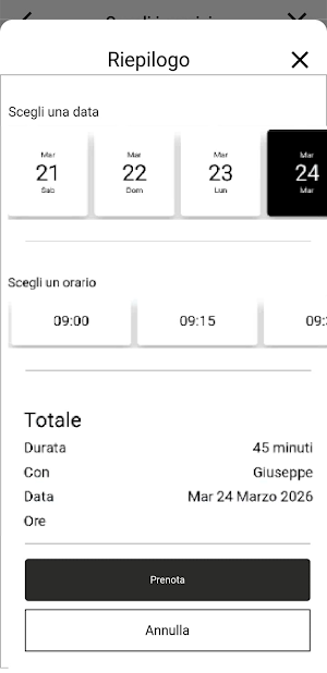 Giuseppe Sergio Barber Concept Screenshot 2