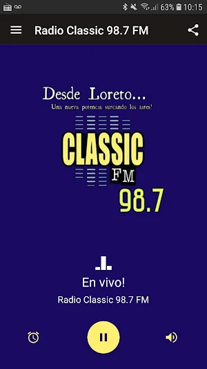 Radio Classic 98.7 FM Screenshot 1