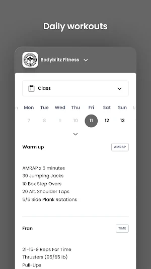 Bodyblitz Fitness Screenshot 3