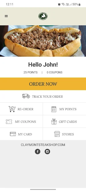 Claymont Steak Shop Screenshot 0