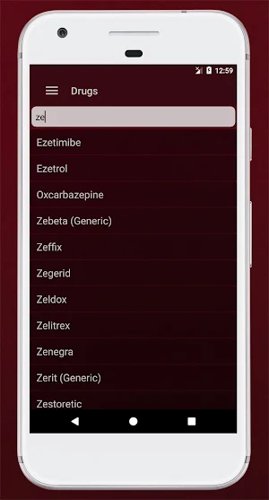Medical Drugs Dictionary - Free Offline Guide Screenshot 1
