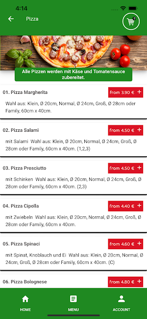Pizzeria Pietro Screenshot 2