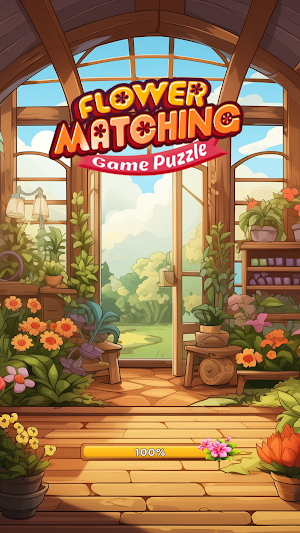 Flower Matching Puzzle Game Screenshot 0
