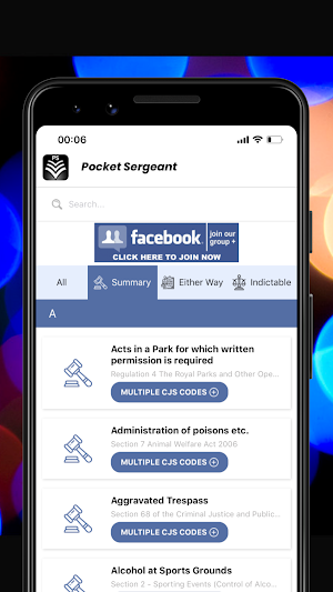 Pocket Sgt - UK Police Guide Screenshot 1