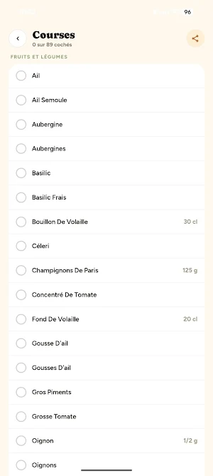 Zeste - Carnet de recettes Screenshot 2