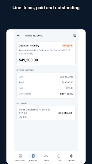 TridentERP Screenshot 2