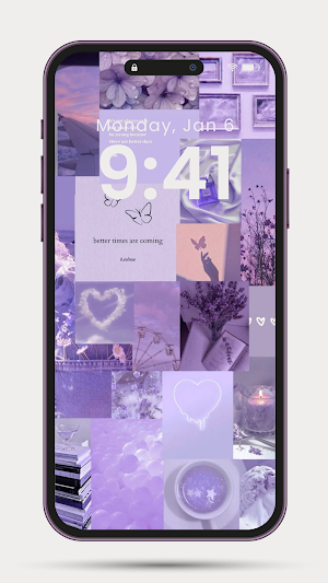 Purple Aesthetic Wallpaper Screenshot 3