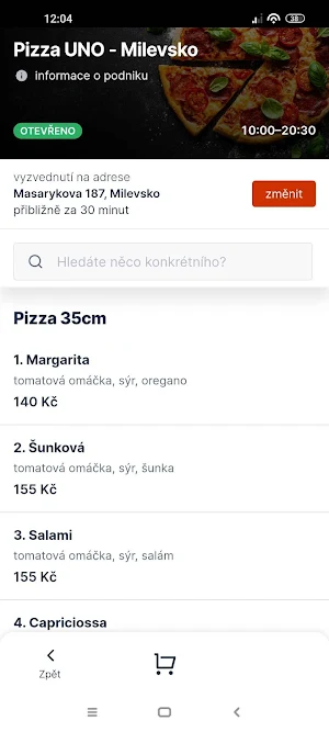 Pizza UNO Screenshot 1