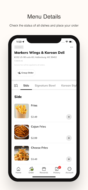 Markers Wings & Korean Deli Screenshot 1