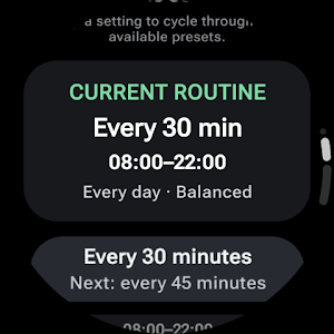 WalkReset: Walking Reminder Screenshot 2