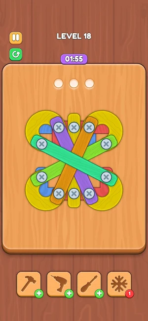 Screw Jam Puzzle: Nuts & Bolts Screenshot 1