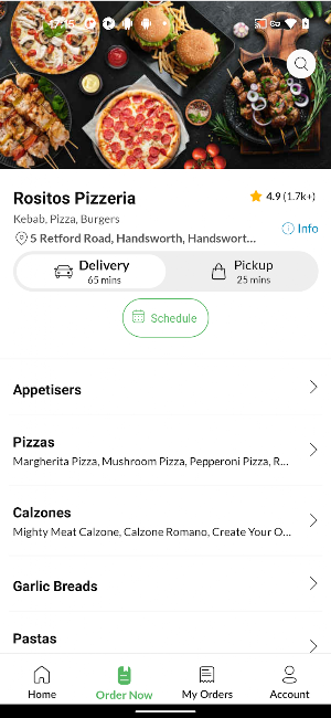 Rositos Pizzeria Screenshot 2