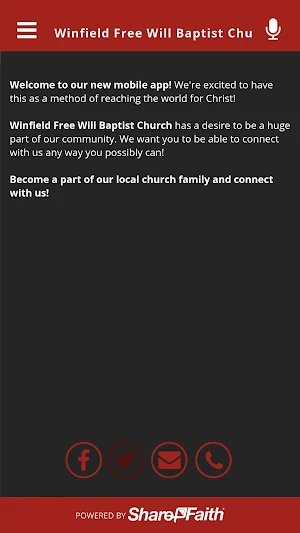 Winfield Free Will Baptist Chu Screenshot 0
