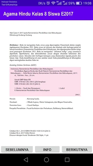 Agama Hindu Kelas 8 Siswa E2017 Screenshot 1