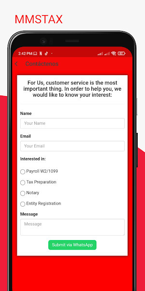 MMSTAX Screenshot 3