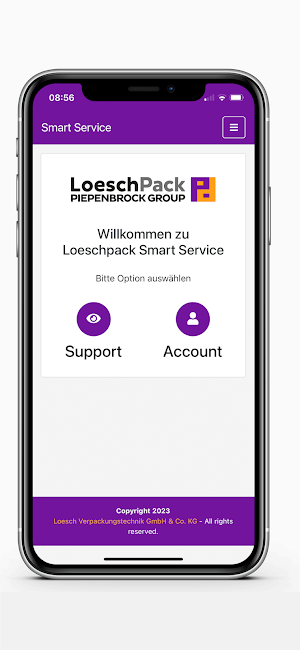 Loeschpack Smart Service Screenshot 0