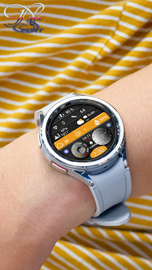 N-SPORT675 Hybird WearOS Face Screenshot 3