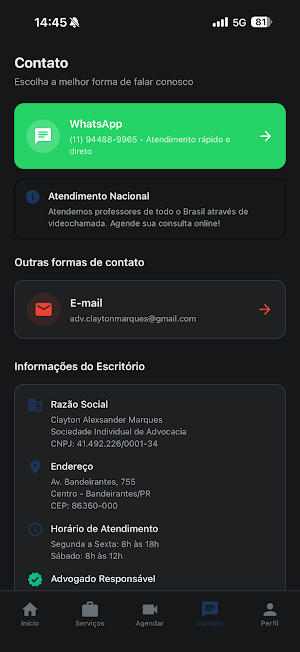 Escritóro Clayton Marques Screenshot 2
