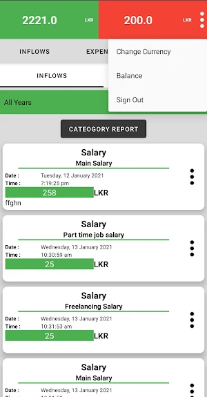 Mini Accountant Screenshot 1