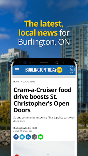 BurlingtonToday.com Screenshot 0